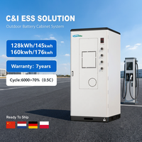 Batterie LiFePO4 128/145/160/176 kWh, garantie 7 ans, grande capacité, batterie de stockage d'énergie industrielle