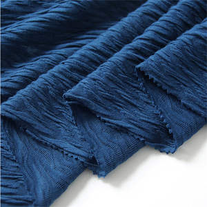 قماش جاكار بتجعد مزدوج بمقياس السمك OEM ODM قماش قطن 340gsm نسيج مجعد - Product Image 3