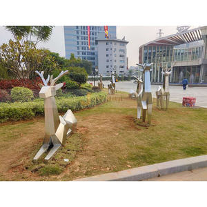 ANW5461 Sculpture Art Déco en Acier Inoxydable de Qualité Supérieure, Artisanat Métallique 304 pour Projets de Luxe, Édition Anniversaire, Origine Chine - Product Image 5