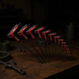 Jeu de tournevis à poignée en T HATX SE13, 10 pièces, clés hexagonales métriques, kit d'outils Allen - Product Image 3