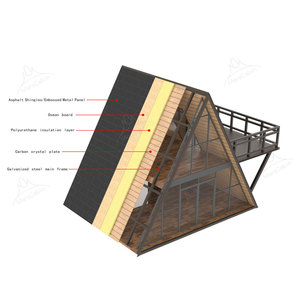 Casas Prefabricadas Modulares de Lujo con Diseño de Modelo 3D para Proyectos de Hoteles Turísticos y Cabañas Vacacionales - Product Image 3