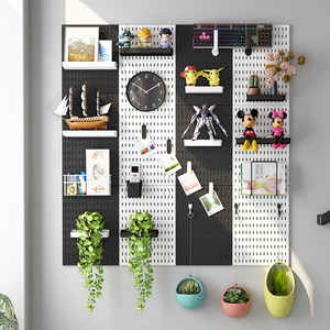 Accessoire sans trou pour dortoir cuisine et salle de bain salon armoire outils nettoyage des aliments étagère de <span class=keywords><strong>rangement</strong></span> murale sans trou - Product Image 3