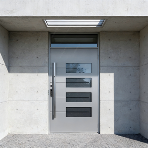<span class=keywords><strong>Porte</strong></span> <span class=keywords><strong>d</strong></span>'<span class=keywords><strong>entrée</strong></span> moderne minimaliste en aluminium, <span class=keywords><strong>porte</strong></span> <span class=keywords><strong>d</strong></span>'<span class=keywords><strong>entrée</strong></span> personnalisée <span class=keywords><strong>avec</strong></span> verre <span class=keywords><strong>d</strong></span>époli et fenêtre de transom, serrure intelligente, <span class=keywords><strong>porte</strong></span> <span class=keywords><strong>d</strong></span>'<span class=keywords><strong>entrée</strong></span> contemporaine - Product Image 1