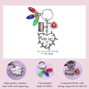 Llavero Promocional de Aleación de Zinc con Diseño de Animal de Dibujos Animados, Llavero de Esmalte Suave 2D 3D, Llavero de Metal Personalizado con Letra - Product Image 2