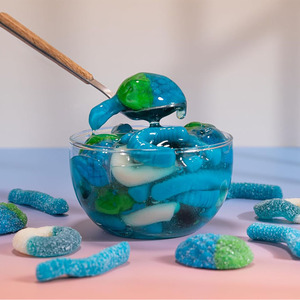 ลูกอมกัมมี่รูป<span class=keywords><strong>การ์ตูน</strong></span> รสผลไม้ บลูเบอร์รี่ แอปเปิ้ล เชอร์รี่ สีสันปรับแต่งได้ รสเปรี้ยวหวาน ฉ่ำนุ่ม เหนียวนุ่ม - Product Image 2