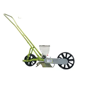 agricultural bean peanut adjustable seeding planter manual push hand corn seeder and fertilization machine