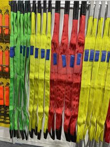 二重ウェビングスリングラウンドスリング1トン12トンリフティングスリング100% ポリエステルCE GS認定5:1-7:1安全ファクター1年保証 - Product Image 6