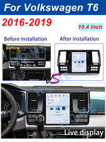 Autoradio vertical tactile de style Tesla avec Android 11 Qualcomm, CarPlay, GPS et WiFi pour T6 2016-2019