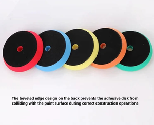 OEM Customizable 6 Inch Round <b>Car</b> Detailing Foam Buffer Pads Buffing Pads for <b>Polishing</b> and <b>Car</b> Body Work - Product Image 2