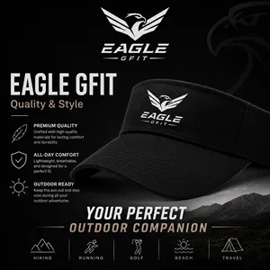 Factory Wholesale Custom Printed Logo Multi Color Lightweight Advertising Sports Cap for <b>Men</b> Women Outdoor <b>Sun</b> Visor <b>Hat</b> - Product Image 4