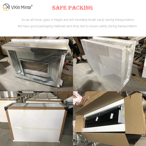 מודרני הוביל אח חשמלי עם מראה יהלום חם למכירה ארון מסוגנן עבור סלון בית שימוש חומר זכוכית עץ - Product Image 6