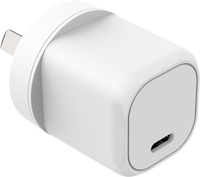 Chargeur rapide GaN 20W avec un seul port C pour les produits électroniques, téléphone portable, boîte de couleur personnalisée avec logo