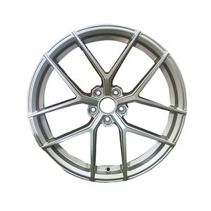 YONGXIN 18 19 21 Inch Aluminium Alloy Forged Five <b>Spoke</b> <b>Wheel</b> New Black 5x112 5x120 PCD T6 Heat Treatment - Product Image 1