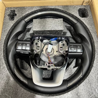 Volant sport en fibre de carbone de haute qualité, nouveau bouton, adapté à Toyota Land Cruiser LC300 LC200 FJ Hilux Corolla