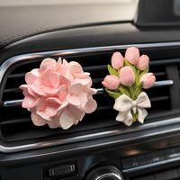 Désodorisant de voiture floral personnalisé à clipser, marque privée OEM, parfum automobile pour la vente en gros d'accessoires automobiles