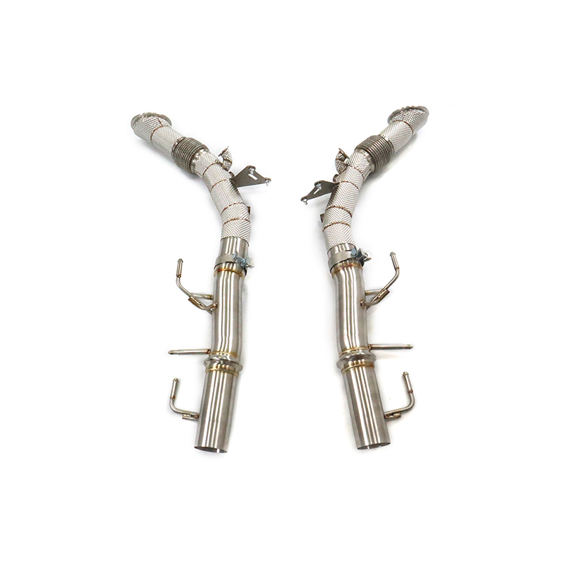 Полный комплект выхлопной системы для Ferrari SF90 прямая труба Catback Downpipe автоматическая Настройка отработанной системы автомобильные аксессуары