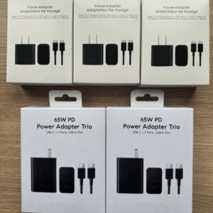 Haute qualité EU / US 65W Super Fast <span class=keywords><strong>Trio</strong></span> chargeur Type C adaptateur pour Samsung Galaxy S22 S23 S24 S25 Ultra - Product Image 6