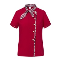Catering restaurante chino camarero ropa de trabajo mujer manga larga Hotpot restaurante Chef uniforme para hombres y mujeres