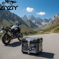 Nouveau sac de moto étanche 36L boîte de rangement boîte supérieure de moto en alliage d'aluminium boîte de queue générale