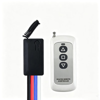 Interrupteur de télécommande sans fil miniature à gradation et régulation de vitesse, contrôleur de vitesse de moteur CC, variateur de lumière pour bande LED