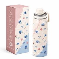 Bouteille d'eau classique en acier inoxydable 304 avec logo personnalisé, sans BPA, à double paroi, isolée sous vide, pour la salle de sport, les voyages et les activités de plein air