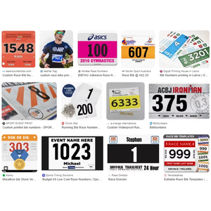 Dossards de course personnalisés en papier pour événements sportifs - Product Image 6