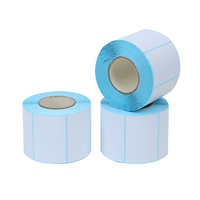 Étiquettes thermiques adhésives vierges - Autocollantes multi-usages pour le bureau/l'expédition/les supermarchés - Tailles et couleurs personnalisées - PP/PVC