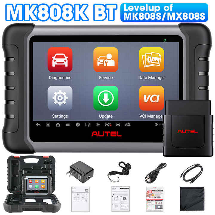 For Autel MaxiCOM MK808S 2025 Bidirectional Car Diagnostic Tool MX808Z ...