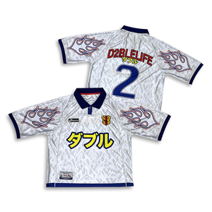เสื้อฟุตบอลโอเวอร์ไซส์สำหรับเยาวชนเสื้อฟุตบอลสไตล์สตรีทที่ออกแบบได้เอง - Product Image 2