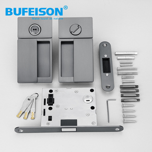 Khóa cửa phòng ngủ nhúng khóa phẳng tối giản im lặng Push-Pull handleless hai mặt vô hình khóa - Product Image 6