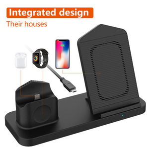 Qi rápido teléfono cargador inalámbrico <span class=keywords><strong>para</strong></span> <span class=keywords><strong>iPhone</strong></span> Xs/Xs Max/XR/ <span class=keywords><strong>x</strong></span>/8/8 Plus/Samsung/S9 S8 + <span class=keywords><strong>Apple</strong></span> <span class=keywords><strong>Watch</strong></span> serie 1/2/3/ 4 - Product Image 2