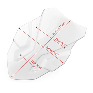 Deflector de viento para motocicleta, parabrisas transparente de 1000L, <span class=keywords><strong>carenado</strong></span> para Honda CRF1000L, <span class=keywords><strong>Africa</strong></span> <span class=keywords><strong>Twin</strong></span>, 2016, 2017, 2018, 2019 - Product Image 5