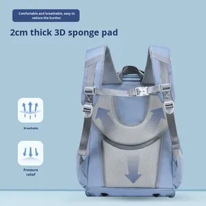 Mochila Escolar de Alta Calidad para Estudiantes de Primaria, Grados 1-3-6, Protección Espinal, Reducción de Carga, Linda Mochila Infantil para Niños - Product Image 3