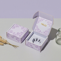Embalaje de marca personalizado bálsamo labial caja de embalaje Kit de brillo de labios caja de correo embalaje de lápiz labial producto de maquillaje envío caja de correo
