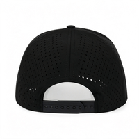 Casquette de baseball imperméable perforée avec logo personnalisé, séchage rapide, respirante, pour sports de plein air, ajustable pour la randonnée et la pêche