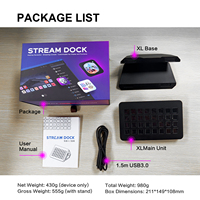 Contrôleur MiraBox XL Stream Deck pour la simulation de vol et de course avec 32 touches