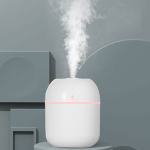 Humidificateur d'air de voiture H2O LED USB Cool Mist Maker pour 10 mètres carrés Ultrasonic Laser Printed English 1-Year Humidistat for - Product Image 1