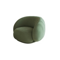 Canapé-lit simple en velours fait main de luxe moderne pour salon et chambre à coucher