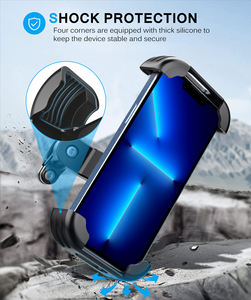 Soporte <span class=keywords><strong>para</strong></span> Teléfono de Motocicleta con Clip de Desmontaje Rápido, Resistente a Impactos y al Agua, <span class=keywords><strong>para</strong></span> Bicicletas, Bicicletas Eléctricas y Motocicletas de 4-7 Pulgadas, con Ajuste Completo - Product Image 3