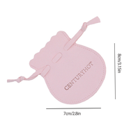 Personnalisation en petite série de mini sacs de rangement en microfibre avec cordon de serrage pour bagues, boucles d'oreilles, colliers, écouteurs et bijoux