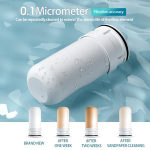 Purificador de Agua Manual para Grifo de Cocina con Cartucho de Filtro de Carbón Activado para Uso Doméstico y Exterior, Caudal de 2L/min - Product Image 3