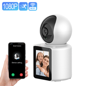 Cámara WiFi PTZ de Interior con Pantalla de 2.8 Pulgadas, Grabación de 24 Horas, Tarjeta SD, Audio Bidireccional, Videollamadas, CMOS IP65, <span class=keywords><strong>1</strong></span> Año, 5MP, 350 - Product Image 1