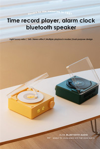 Altavoz inalámbrico X11 Retro con micrófono, caja de sonido giratoria con despertador, Sonido HD, Mini barra de sonido portátil con tarjeta TF - Product Image 6