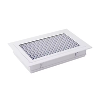 Caisses à oeufs carrées modernes Diffuseur d'air en aluminium CVC Plastique dispersé Plafond d'échappement Grille d'amortissement pour moderne