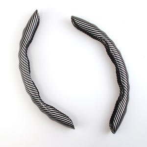 Cubierta de <span class=keywords><strong>volante</strong></span> deportivo con textura de fibra de carbono, cubierta <span class=keywords><strong>protectora</strong></span> de timón, caja de abrazadera segmentada, piezas y accesorios Automotrices - Product Image 3