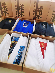 <span class=keywords><strong>Kimono</strong></span> de Jiu-Jitsu Brésilien Personnalisé avec Logo Brodé pour Hommes et Femmes – Entraînement de Grappling (Direct Usine) - Product Image 6