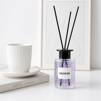 Bouteille en verre vide ronde gaufrée de 150 ml pour diffuseur à bâtonnets, idéale pour la décoration intérieure et la diffusion de parfums, avec impression de logo personnalisée – Approvisionnement direct usine