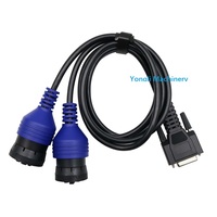 Outil de diagnostic In Line 7 5572620 5299899 Scanner de moteur de camion diesel Adaptateur de liaison de données Kit de diagnostic Compatible avec Cummins