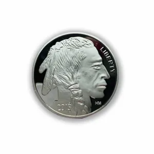 Personalizzazione 2015 Liberty Coin 999 Fine Silver Plated Bullion Round Buffalo Coin Metal Souvenir Coin