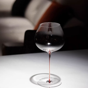 Calice in Cristallo di Lusso con Stelo <span class=keywords><strong>Rosso</strong></span>, Fatto a Mano, di Alta Qualità, per <span class=keywords><strong>Vino</strong></span> - Product Image 3